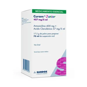 CURAM JUNIOR 457 MG 5 ML POLVO PARA SUSPENSION ORAL X 70 ML