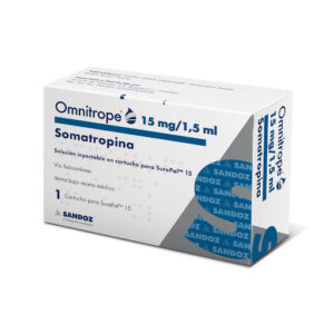 OMNITROPE 15 MG 1.5 ML SOLUCION INYECTABLE EN CARTUCHO