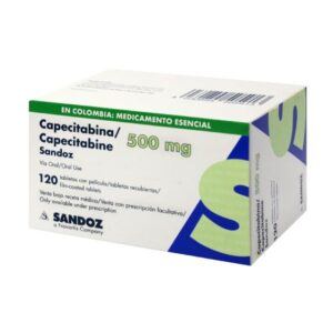 CAPECITABINA 500 MG TABLETA RECUBIERTA
