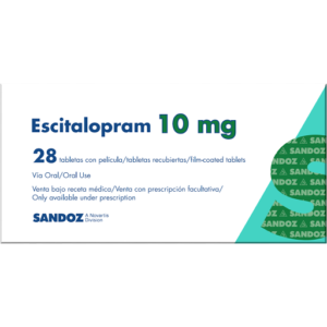 ESCITALOPRAM 10 MG TABLETA RECUBIERTA