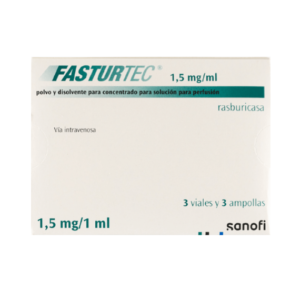 FASTURTEC 1.5 MG ML POLVO PARA RECONSTITUIR A SOLUCION INYECTABLE