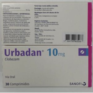 URBADAN 10 MG TABLETA
