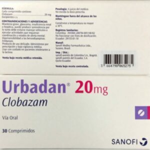 URBADAN 20 MG TABLETA