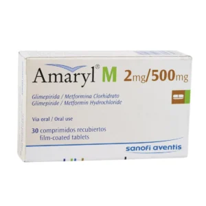 AMARYL M 2 500 MG COMPRIMIDOS
