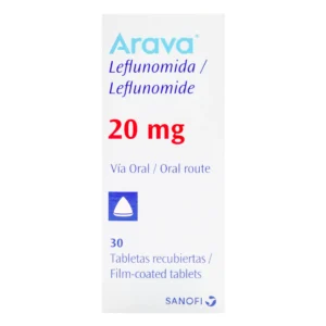 ARAVA 20 MG TABLETAS RECUBIERTAS
