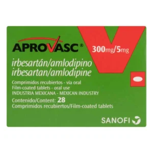 APROVASC 300 5 MG TABLETA RECUBIERTA