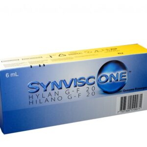 SYNVISC ONE HILANO G-F 20 SOLUCION INYECTABLE X 6 ML