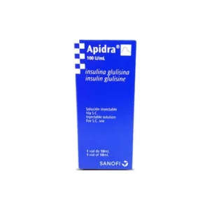 APIDRA 100 UI ML SOLUCION INYECTABLE X 10 ML
