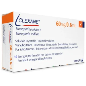 CLEXANE 60 MG 0.6 ML SOLUCION INYECTABLE EN JERINGA PRELLENADA