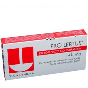 PRO LERTUS 140 MG CAPSULA LIBERACION PROLONGADA