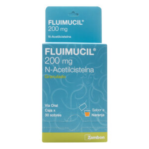FLUIMUCIL 200 MG POLVO GRANULADO NARANJA X 3 G