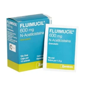 FLUIMUCIL 600 MG POLVO GRANULADO NARANJA X 1.5 G