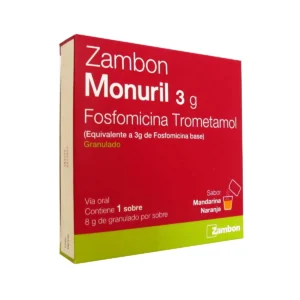 MONURIL 3 G POLVO GRANULADO NARANJA X 8 G