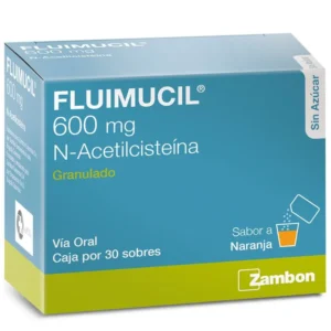 FLUIMUCIL 600 MG POLVO GRANULADO NARANJA X 1.5 G