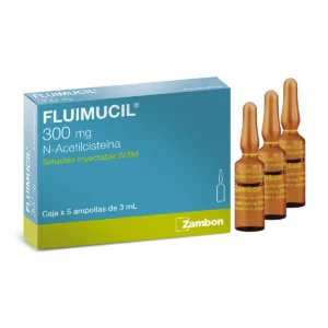 FLUIMUCIL 300 MG 3 ML SOLUCION INYECTABLE