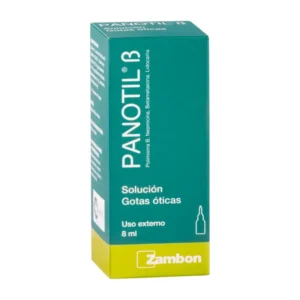 PANOTIL B SOLUCION OTICA X 8 ML