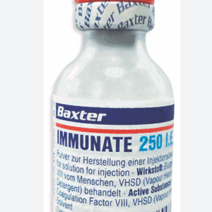 IMMUNATE 250 UI POLVO PARA SOLUCION INYECTABLE