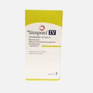 SIMPONI IV 12.5 MG/ML SOLUCION INYECTABLE X 4 ML