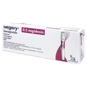 WEGOVY 0.5 MG/DOSIS (1.34 MG/ML) PLUMA PRELLENADA X 1.5 ML