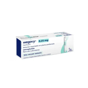 WEGOVY 0,25 MG/DOSIS (0.68 MG/ML) PLUMA PRELLENADA X 1.5 ML
