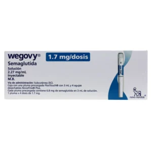 WEGOVY 1.7 MG/DOSIS (2.27 MG/ML) PLUMA PRELLENADA X 3 ML